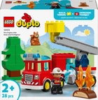 Конструктор LEGO DUPLO Town Пожарная машина с шлангом и пожарным 28 элементов (10473)