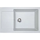 Кухонная мойка из искусственного камня/кварцевая 775х495х200мм, прямоугольная GENERAL Adamant Old-Stone Серый (33370775495)