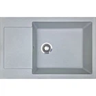 Кухонная мойка из искусственного камня/кварцевая 775х495х200мм, прямоугольная GENERAL Adamant Светло-серый (33460775495)
