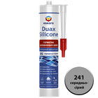Герметик Duax Silicone №241 (середньо-сiрий) 300 ml