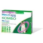 Капли от блох, клещей и гельминтов для котов NexGard Combо от 0.8 до 2.5 кг 3 шт х 0.3 мл (169797)