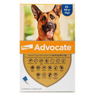 Капли для собак от блох, клещей, вшей, гельминтов Bayer Elanco Advocate на 25-40 кг 3 пипетки х 4 мл (54174)