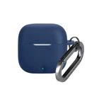 Силиконовый чехол для наушников OPPO Enco Buds3, Hang Case, синий, ультратонкий защитный кейс толщиной 2 мм, защита от царапин, пыли и ударов, компактный, с карабином для крепления, ArmorStandart (ARM88031)