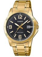 Чоловічий годинник Casio MTP-V004G-1B чорний 30 м
