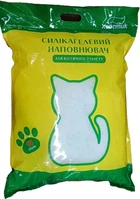 ТМ «Хвостик» Наполнитель силикагелевый с мелкими зелеными гранулами для кошачьего туалета 15 л