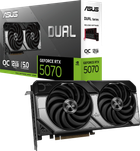 Відеокарта GeForce RTX 5070 12GB Asus Dual OC (DUAL-RTX5070-O12G)