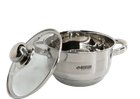 Каструля Benson зі скляною кришкою для індукційних плит 2.5 л. (BN-218)