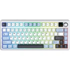 Клавіатура Aula F75 MAX Wireless/Bluetooth UA White/Blue (6978080501158)
