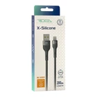 Кабель USB Ridea RC-XS51 X-Silicone Lightning 12W 2m Чорний