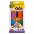 Акварельні водорозчинні фарби ZiBi Jumbo з пензликом 8 кольорів Baby Line (ZB.6580)