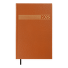 Ежедневник датированный 2026 Buromax Time A5 из бумвинила 320 страниц коричневый (BM.21168-25)