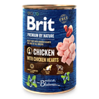 Влажный корм для собак Brit Premium Курица с куриным сердцем