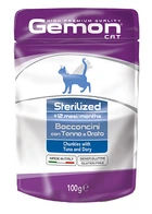 Влажный корм Gemon Cat Wet Adult Sterilised тунец с рыбой доры