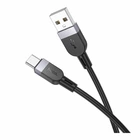 Зарядний кабель Hoco X109 Silicone Type-C 3A 3m Black