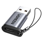 Адаптер Ugreen US276 USB-A - USB-C 10 Гбіт/с QC 3.0 3A OTG Сірий (50533)