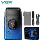 Електробритва VGR V-377 BLUE з титановими лезами