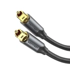 Кабель оптический аудио Vention S/PDIF Toslink - Toslink 2 м позолоченные коннекторы нейлоновая оплетка Черный (BAVBH)
