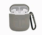 Чехол-накладка Silicone case Carabine для AirPods Gray (29) серый