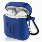 Чехол-накладка Silicone case Carabine для AirPods Dark Blue (28) темно синий
