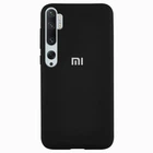 Чохол Silicone case Premium для Xiaomi Mi Note10 Black (03) чорний