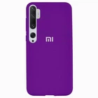 Чехол Silicone case Premium для Xiaomi Mi Note10 Purple (14) фиолетовый