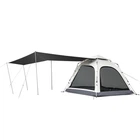 Палатка трехместная автоматическая с тентом Naturehike Ango CNK2550WS010, L, серая