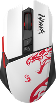 Миша бездротова A4Tech Bloody R36 Ultra Naraka RGB White