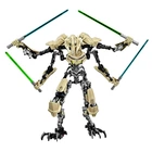 Конструктор General Grievous Star Wars 186 деталей, фигурка 32 см с 4 световыми мечами