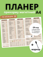Магнитный планер прикорма на холодильник а4 трекер введения питания для новорожденных 145 список первых продуктов 21х30 см схема дневник введения прикорма первые продукты малыша многоразовый помошник мамы с маркером пиши стирай