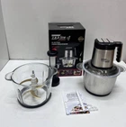 Измельчитель 6в1 Zepline ZP-00219 с двумя чашами (стекло + нержавеющая сталь) 3,2 л, 3000 Вт (Н5489)