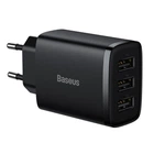 Мережевий Зарядний Пристрій 3USB Baseus Compact 17W Black (CCXJ02)