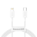 Кабель Type-C to Lightning 0,25м Baseus Superior 20W White (CATLYS-02)