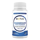 Магній з вітаміном В6, Magnesium with Vitamin B6, Biotus, 399 мг, 100 капсул