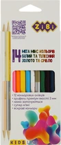 Олівці кольорові 14кол тригран ZIBI