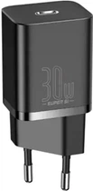 Мережевий Зарядний Пристрій 1Type-C Baseus Speed Mini 30W Black (CCSUP-J01)