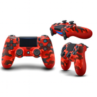 Беспроводной геймпад для PS4, красный камуфляж, арт. AveDER931
