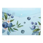 Папка-конверт А4 на кнопке BLUEBERRY ARABESKI морская волна BM.3943-17 BUROMAX матовый полупрозрачный пластик (4823126816296)