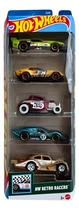 Hot Wheels Retro Racers Подарунковий набір з 5-ти гоночних ретро автомобілів Хот Вілс (JBJ86)