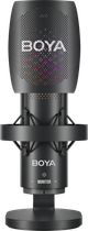 Мікрофон конденсаторний зі зміною діаграми спрямованості Boya K9 RGB Black