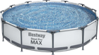 Каркасний басейн Bestway 16 в 1 + машина для мильних бульбашок 366 x 76 см 56416 (5903890614560)