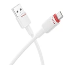 Кабель синхронизации Borofone BX110 Premium 2.4A USB to МicroUSB 1м White (37240_3611055)