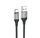 Кабель для зарядки Hoco X102 Fresh USB/Type C 3A 1 м Black (35658_3577439)