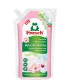 Экологически чистый ополаскиватель для детского и взрослого белья Frosch Concentrated Sensitive Softener Hibiscus blossom 1л 40 стирок