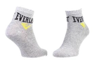 Носки Everlast QUARTER SOCKS 3 PAIR серый Универсальные 35-40