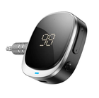 Bluetooth-ресивер HOCO E80 Travel AUX з дисплеєм 250 мАг чорний