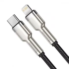 Кабель Baseus Cafule Metal Type-C to Lightning PD 20W 1 м Black (CATLJK-A01)