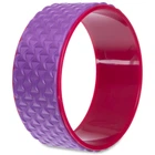 Колесо для йоги масажне Fit Wheel Yoga FI-2437 фіолетовий-рожевий