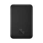 Зовнішній акумулятор Baseus Magnetic Mini Air Wireless Fast Charge Power Bank 6000mAh 20W Cluster Black（With Simple Series Charging Cable Type-C to (P10059002113-00)
