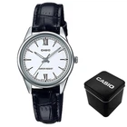 Женские часы Casio LTP-V005L-7B2 Серебристые ( AT1141-0437 )