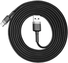 Кабель Baseus Cafule Cable USB for Type-C 2A 2м Black (CATKLF-CG1)